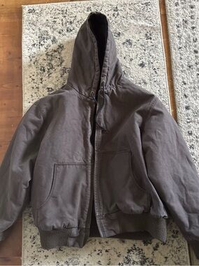 Carhartt STYLE Brown Hooded Zip Jacket